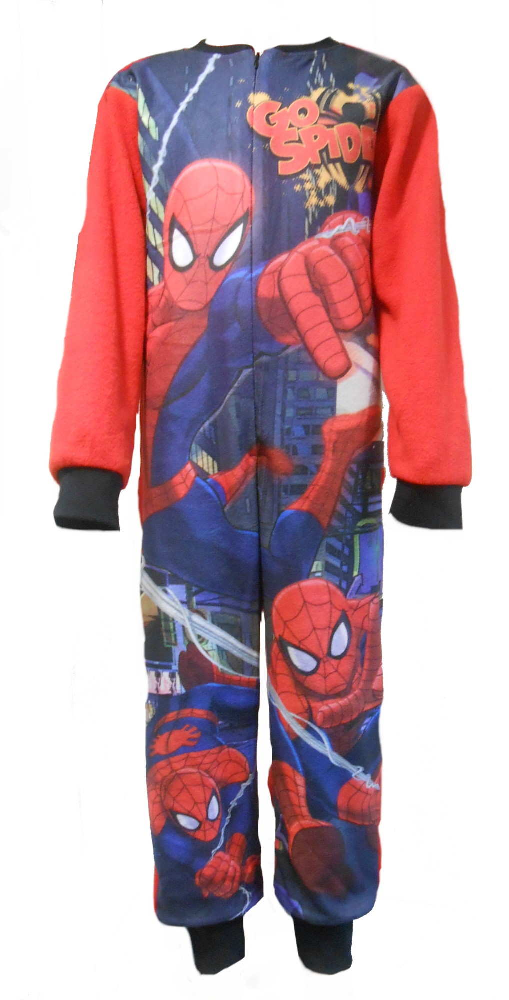 Spiderman Boys Fleece Onesie..JPG  by Thingimijigs