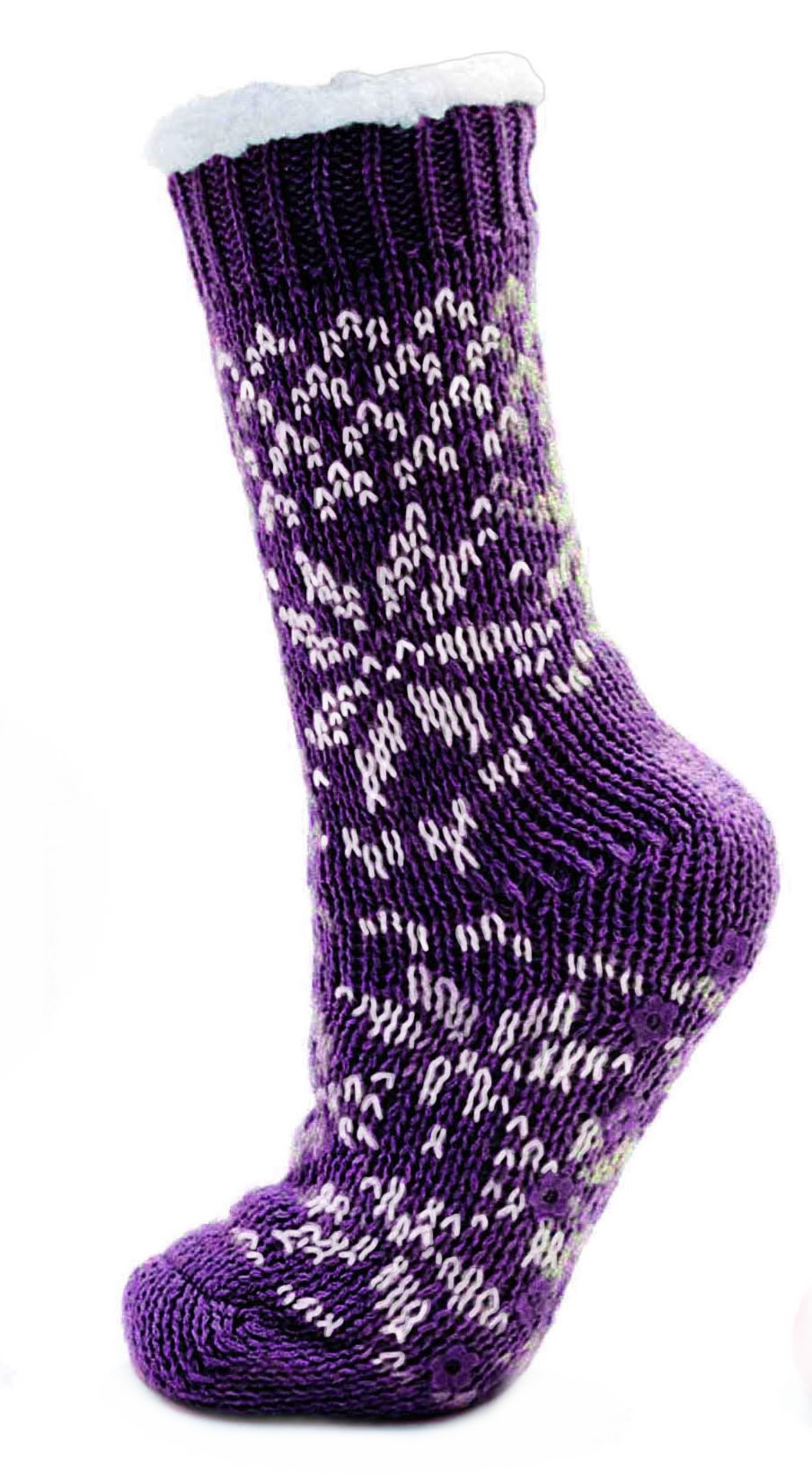 Ladies Knitted Socks SK248A Purple.jpg  by Thingimijigs