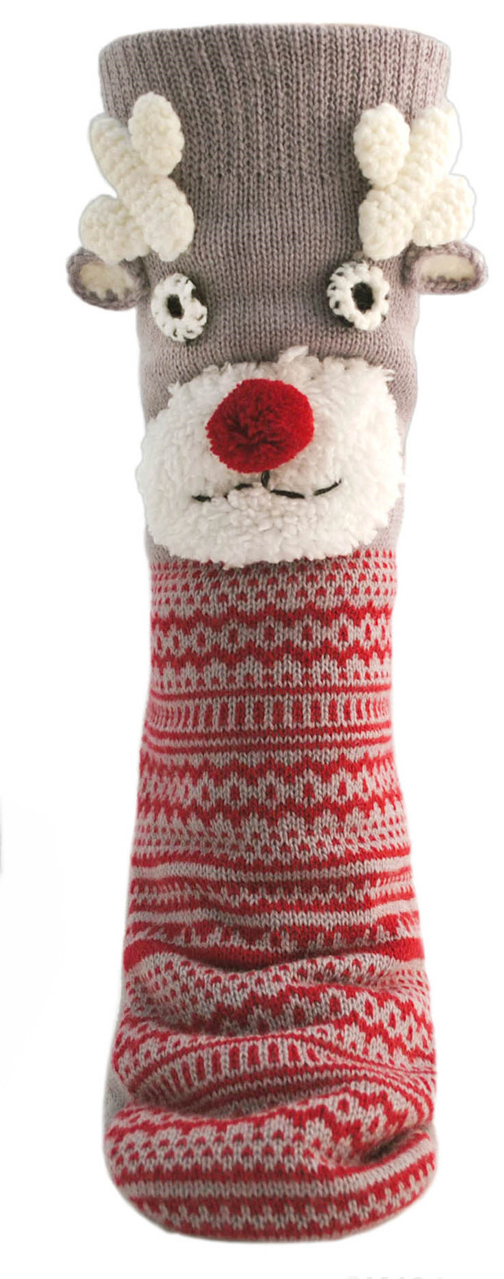 Ladies Reindeer Socks SK464.jpg  by Thingimijigs