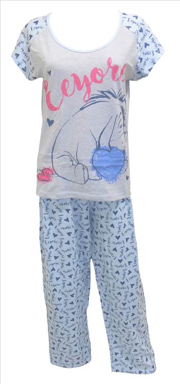 Ladies Eeyore Pyjamas PJ41.JPG - 