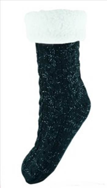 Chunky Knit Socks Black.jpg - 