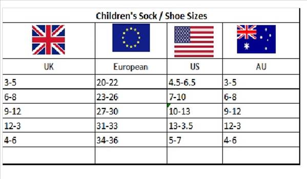 International Shoe Size children.jpg by Thingimijigs