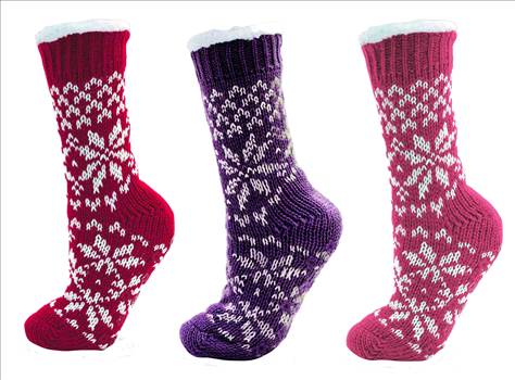 Ladies Knitted Socks SK248A.jpg - 