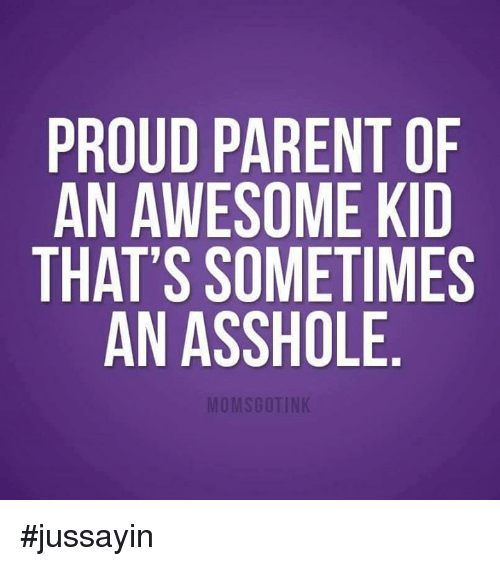 proud-parent-of-an-awesome-kid-thats-sometimes-an-asshole-4011182.png  by CakeDiva