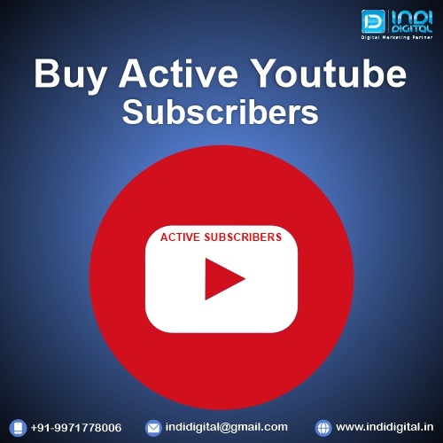 buy active youtube subscribers.jpg  by appdownloadcompanyindia