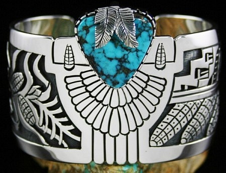 Silver Row Bracelet by Sammie Begay: Turquoise Direct Take a look at this elegant row bracelet created by Sammie Begay. Ingot made by melting old American coin silver. This piece of jewelry is worth collectible. http://www.turquoisedirect.com by Turquoisedirect