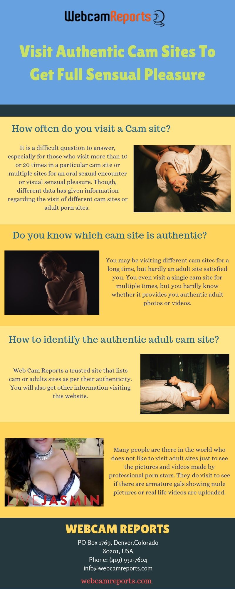 Visit Authentic cam sites to get full sensual pleasure Live sexual encounter is now easy with cam sites. Visit authentic websites and get full sensual pleasure with hot and cute blonde. For more details, visit this link: https://bit.ly/2JdaFpv by webcamreports