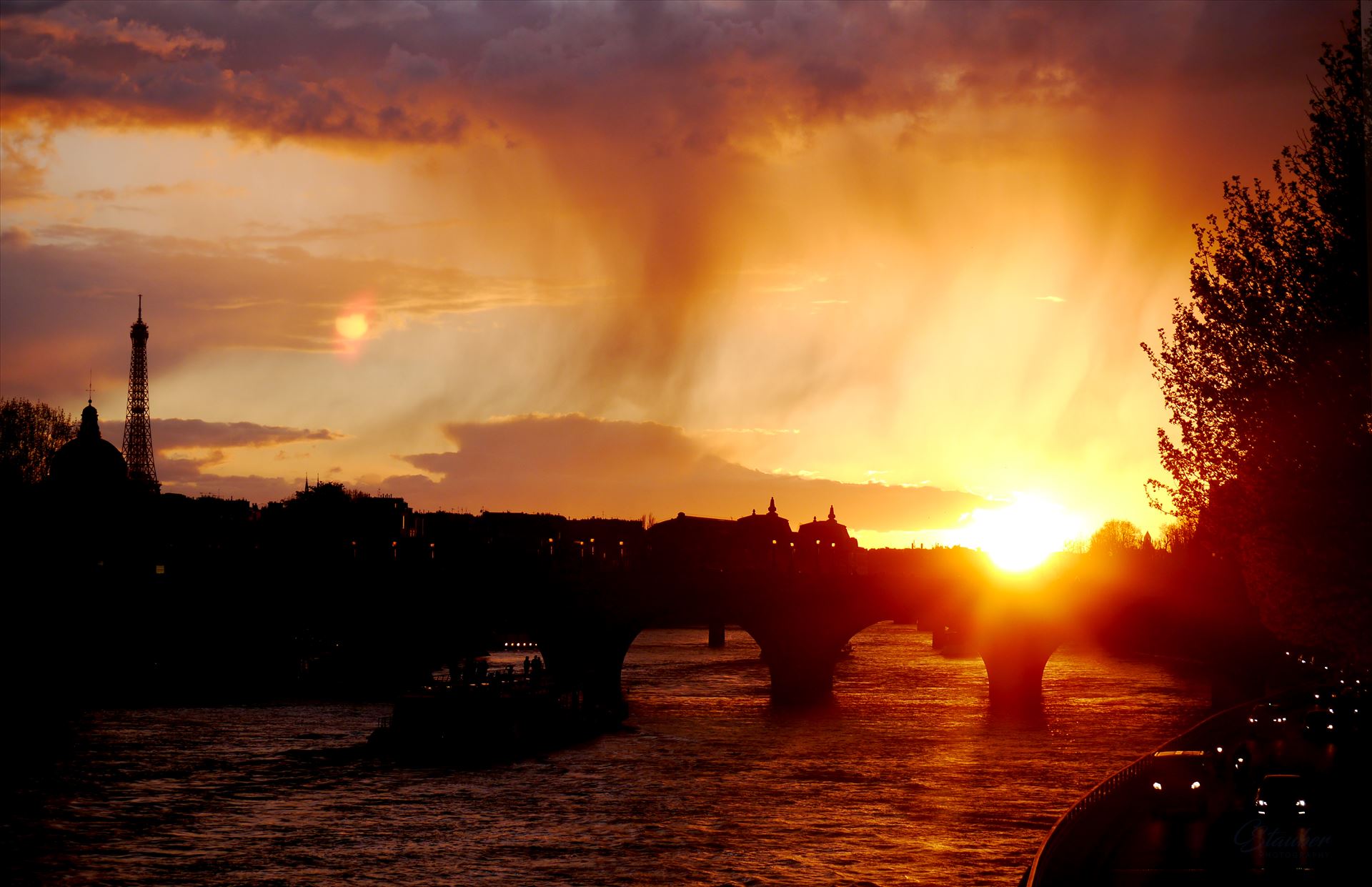 Paris Sunset Paris Sunset by CLStauber Photography