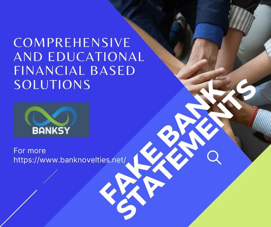 Create fake bank statement.jpeg  by banksynovelties