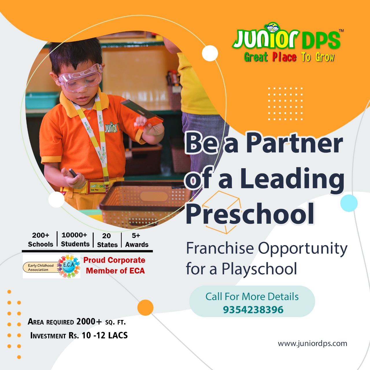 JuniorDPS Junior DPS is a chain of preschools whose commitment and determination towards delivering high-quality education and appropriate nurturing to children has ascended its name to the national level.
www.juniordps.com by JuniorDps123