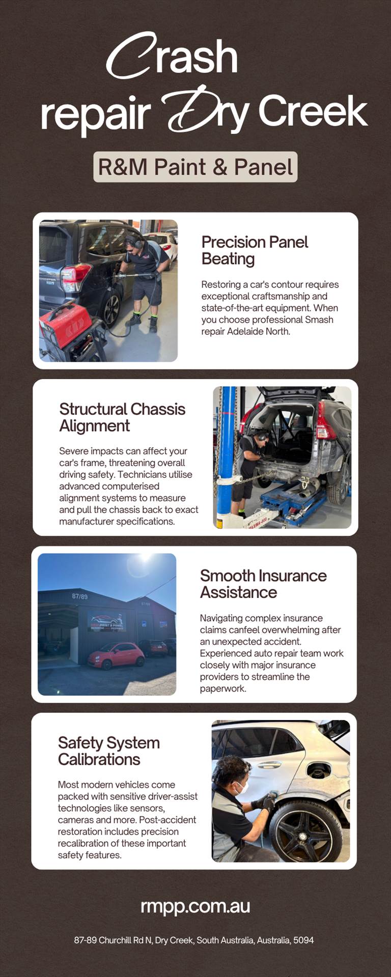 Crash repair Dry Creek.png R&M Paint & Panel is your ultimate destination for crash repair Dry Creek.  Visit us : https://rmpp.com.au/crash-repair/
 by rmpaintpanel