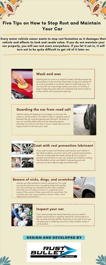 Five Tips on How to Stop Rust and Maintain Your Car by RustBullet