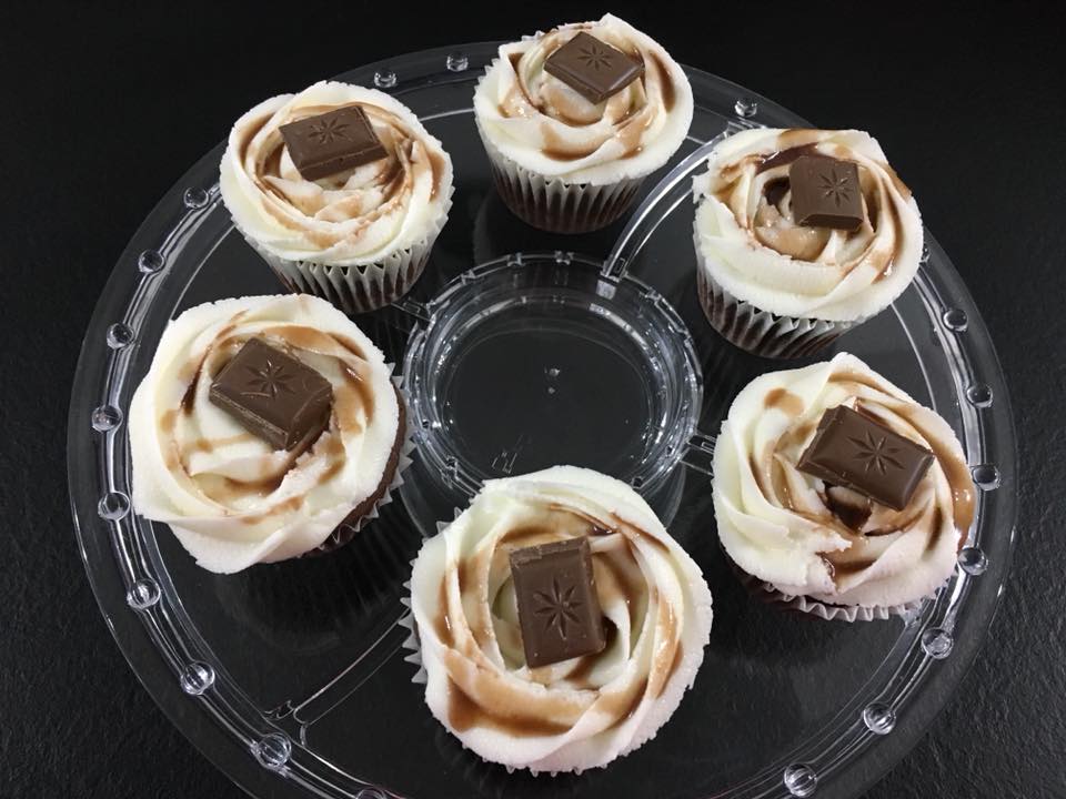 . These chocolate and vanilla cupcakes hold a hidden secret - they have a full Cadburys Creme egg inside. Great Easter treat, surprise your guests! by Alison Wonderland Bakes
