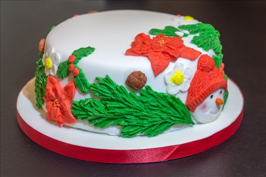 Xmas cake - side picture - 