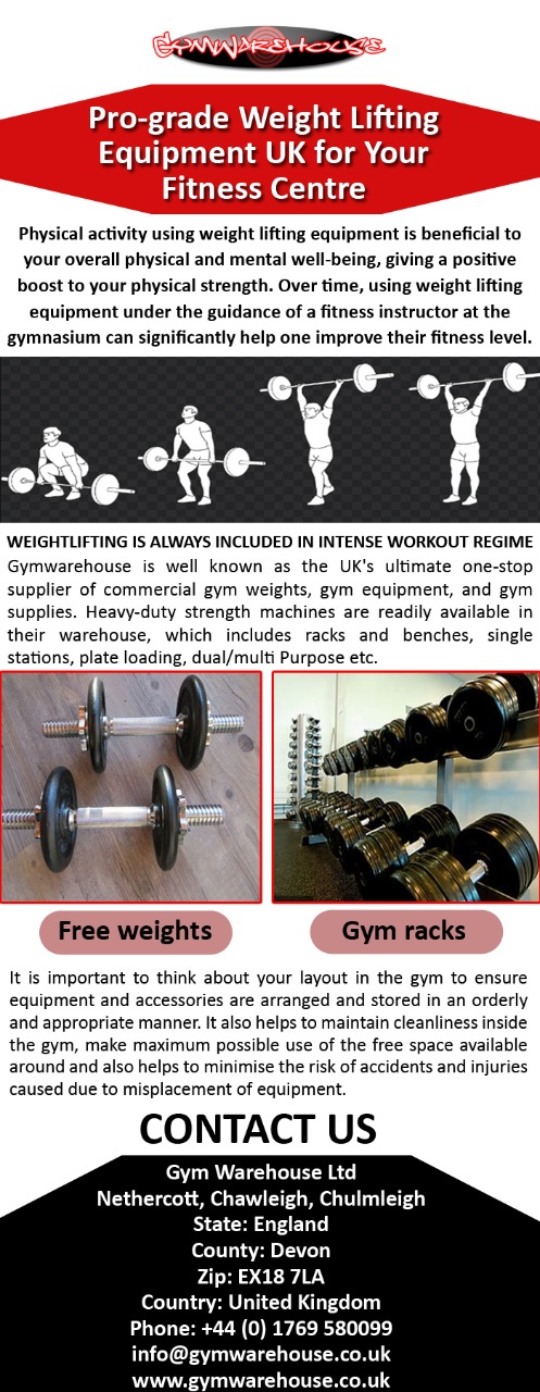 Pro-grade Weight Lifting Equipment UK for Your Fitness Centre.jpg  by Gymwarehouse