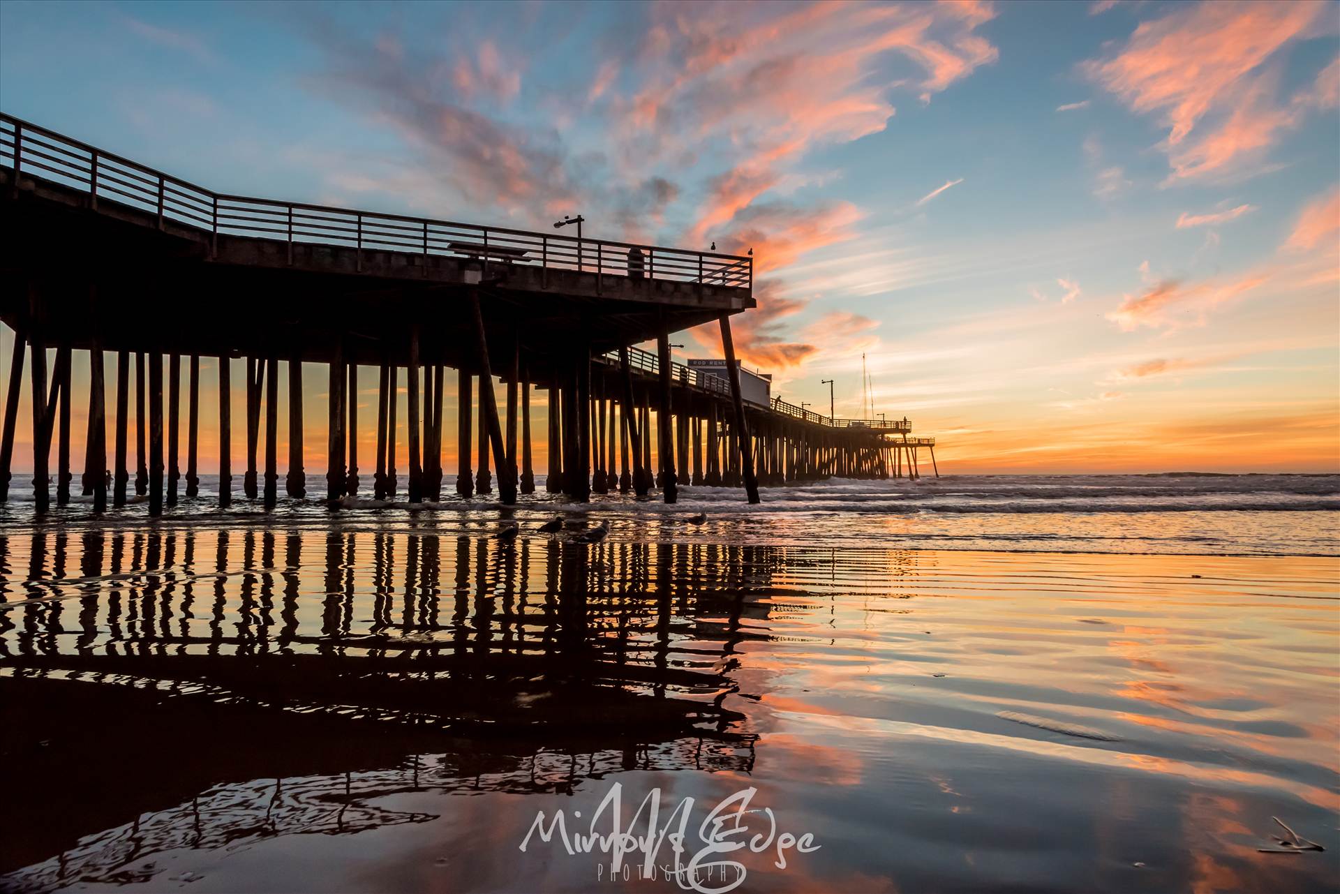 Fairytale Sunset Pismo Pier Reflection.jpg undefined by Sarah Williams