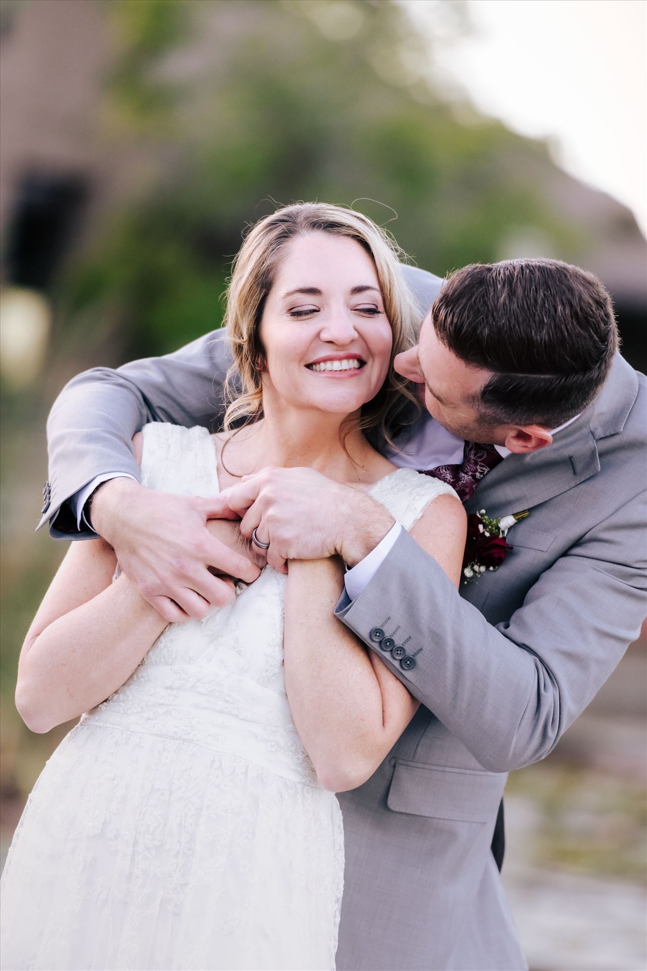 Final--38.jpg Sarah Williams of Mirror's Edge Photography, a San Luis Obispo and Central Coast Wedding Photographer, captures Christiana and Istvan's Cypress Ridge Pavilion Wedding. Playful Bride and Groom. by Sarah Williams