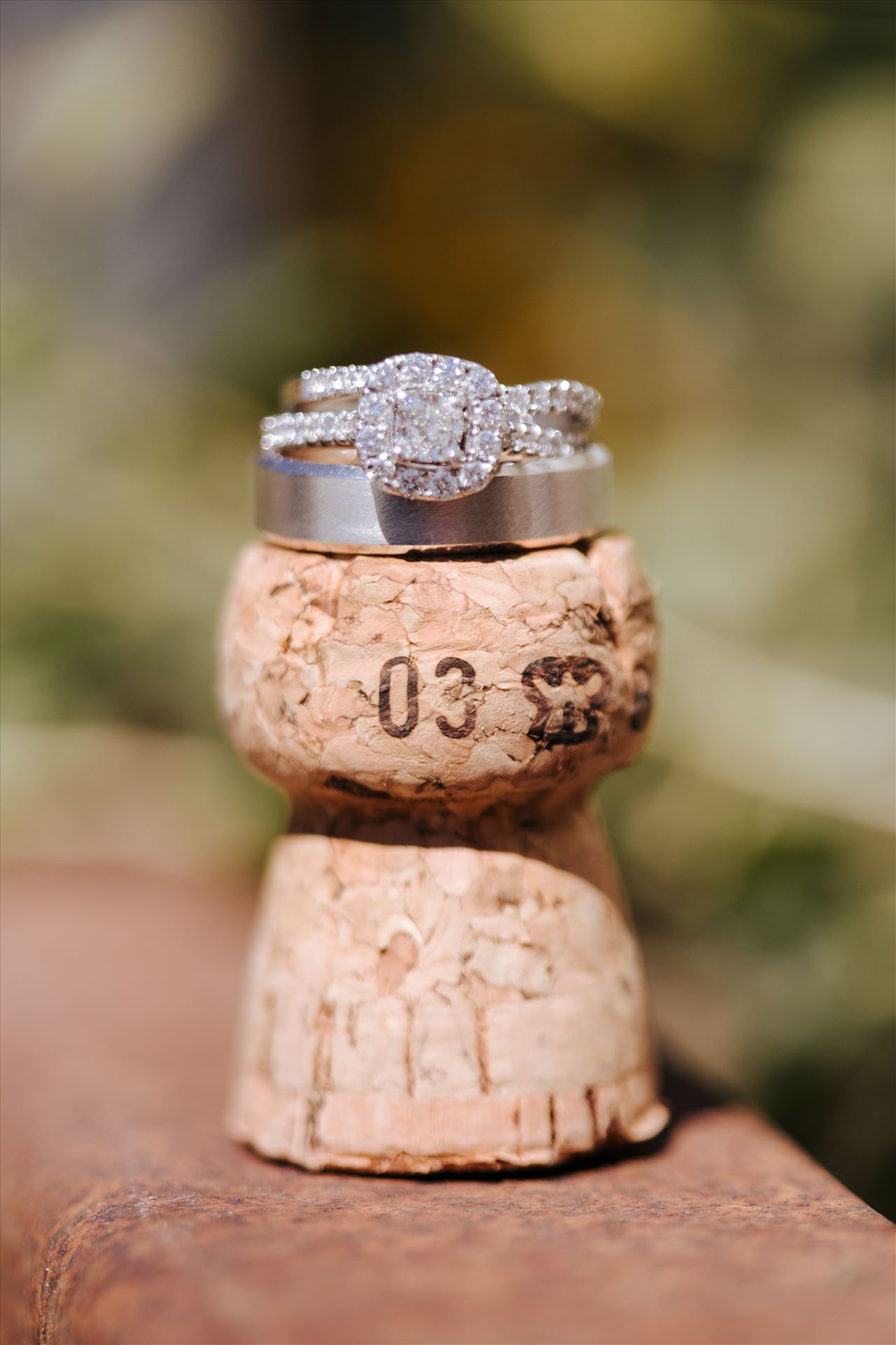 _Y9A6475.JPG Tooth and Nail Winery elegant and formal wedding in Paso Robles California wine country by Mirror's Edge Photography, San Luis Obispo County Wedding Photographer. Wedding rings on wine cork by Sarah Williams