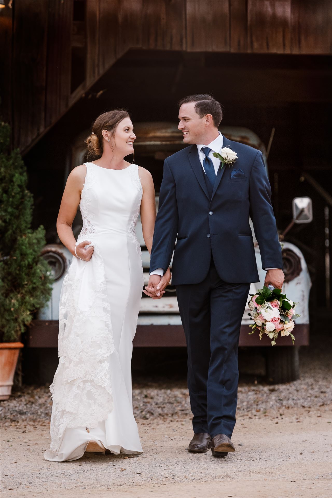 BG Final--22.jpg Dana Powers House and Barn Nipomo, California in San Luis Obispo County by Mirror's Edge Photography.  Amazing venue  in Downtown San Luis Obispo. Country Bride and Groom with vintage truck. by Sarah Williams