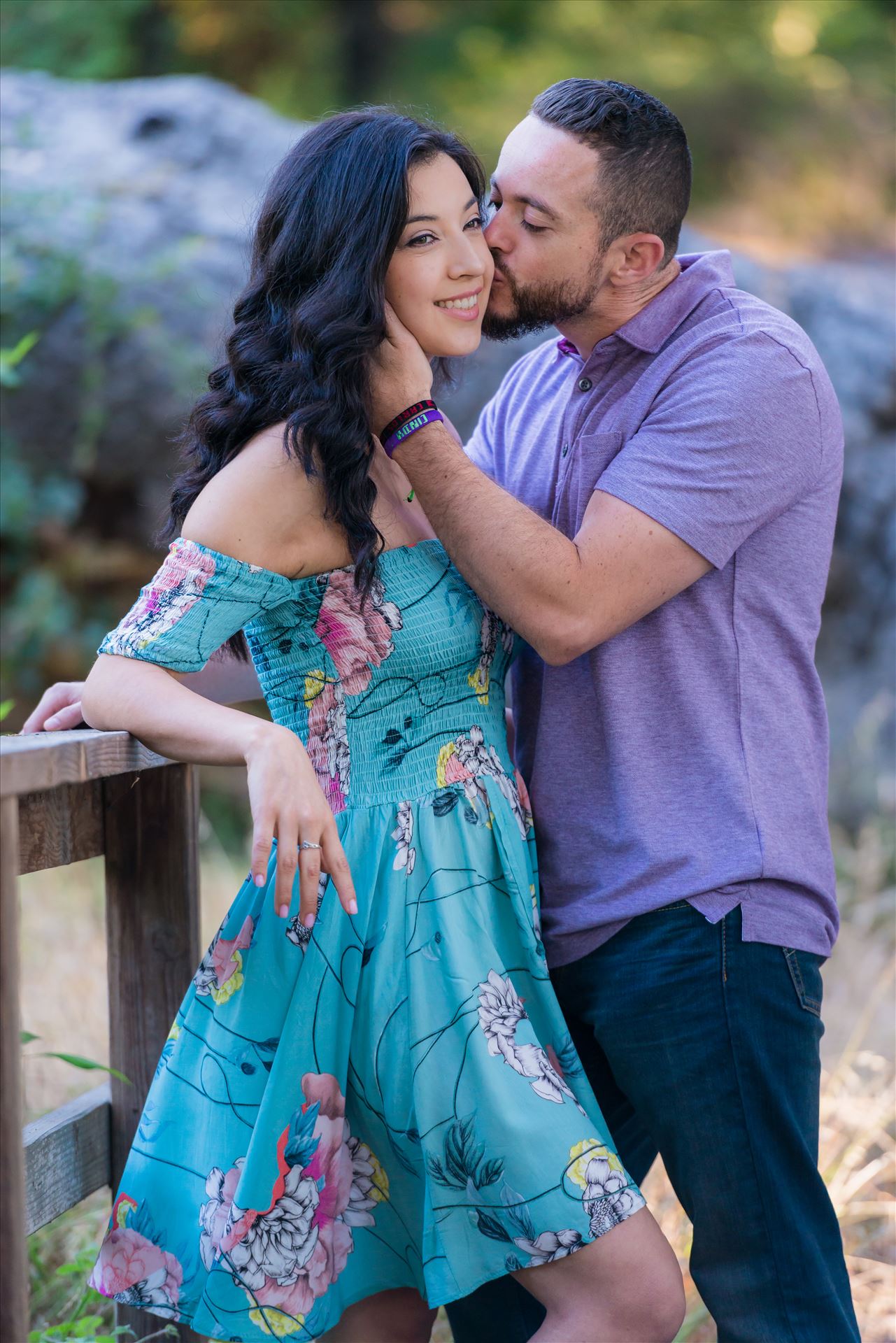Cinthya and Carlos 24 Los Osos State Park Reserve Engagement Photography and Wedding Photography by Mirror's Edge Photography.  Romance in the woods by Sarah Williams