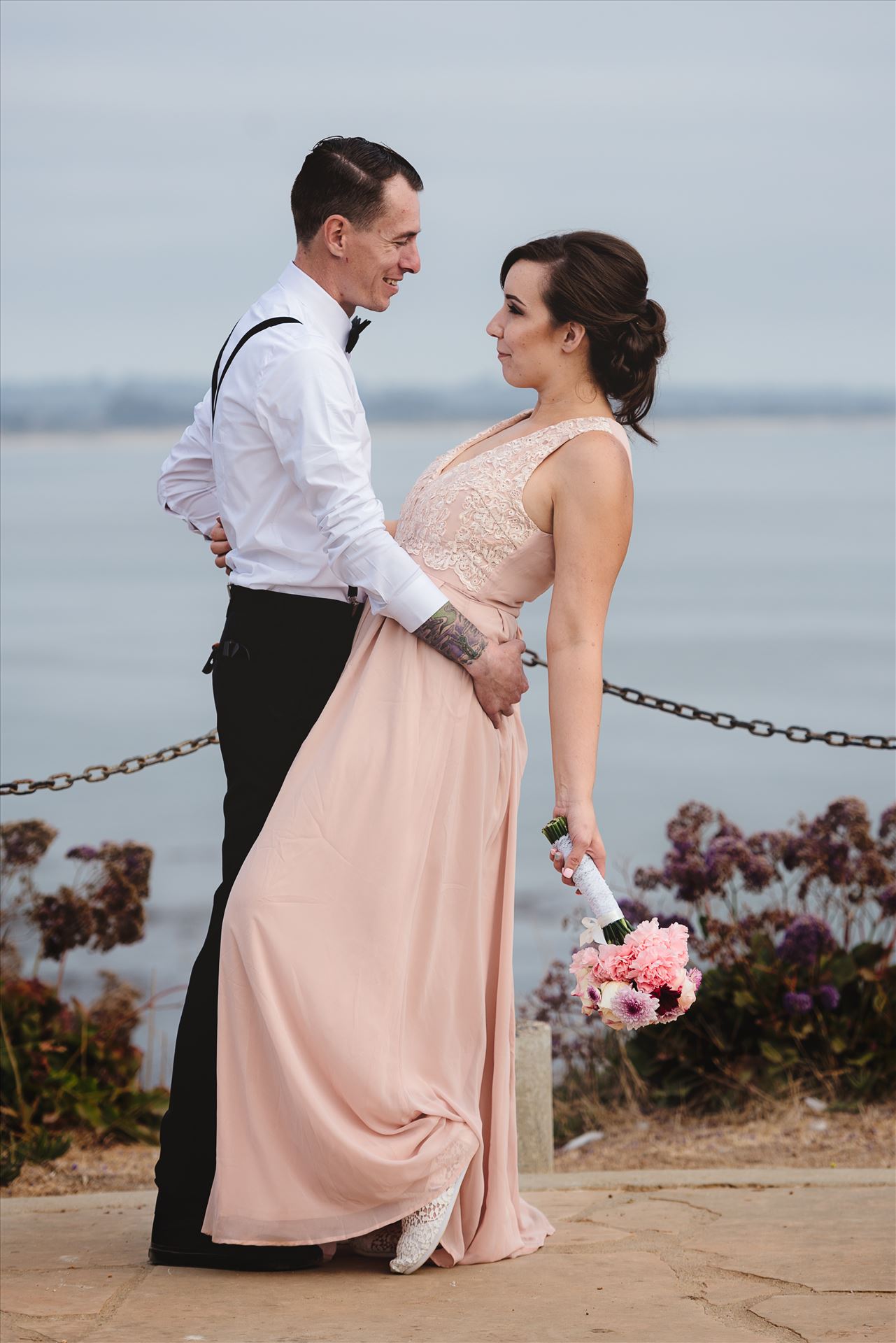Courtney and Ruiz Shell Beach Wedding 14  by Sarah Williams