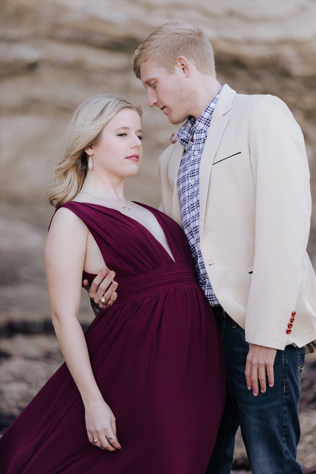 _Y9A7488.JPG San Luis Obispo and Santa Barbara County Wedding and Engagement Photography. Mirror's Edge Photography captures Montana de Oro Engagement Session.  Romantic couple on the beach. by Sarah Williams