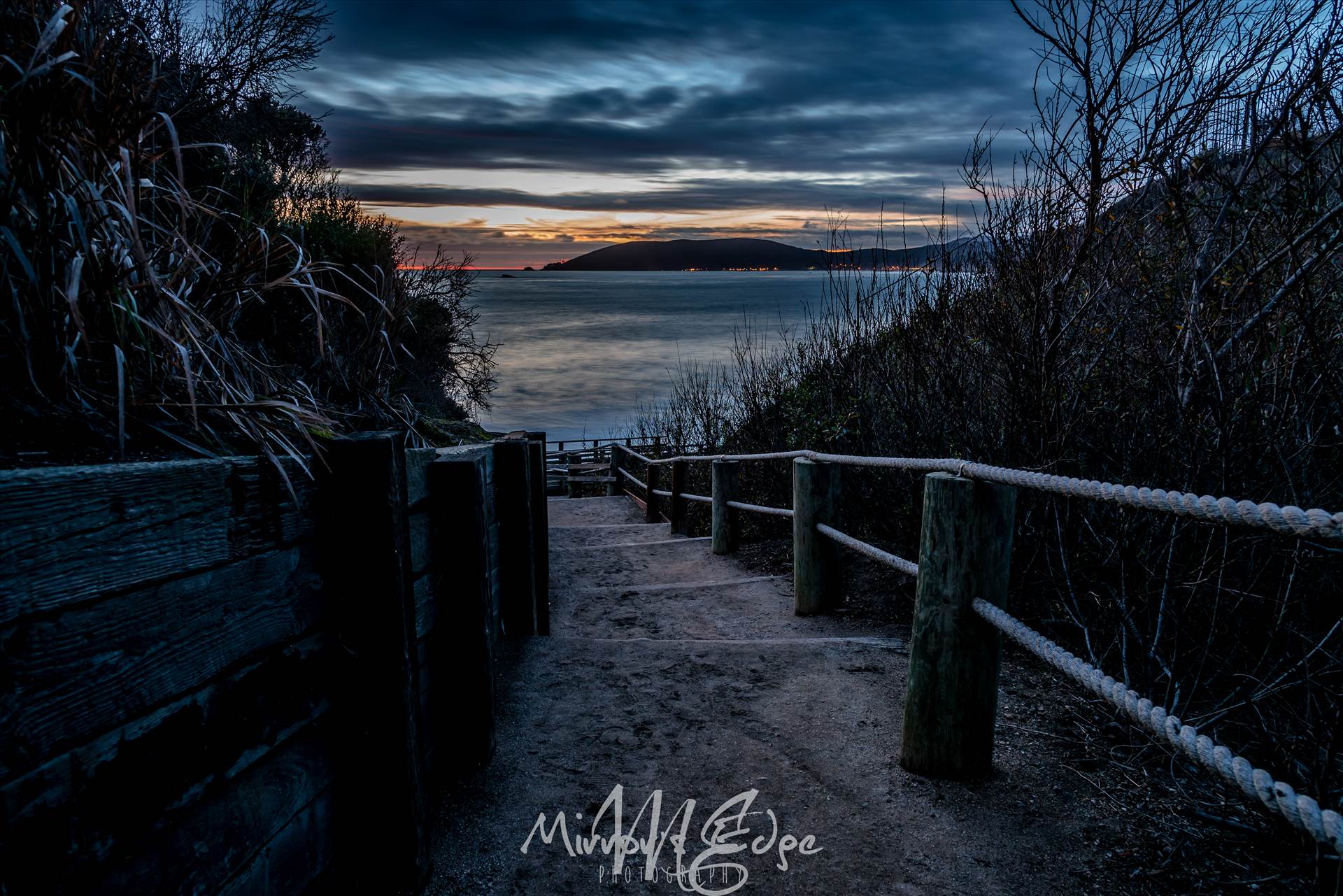 The Cove Path at Night.jpg undefined by Sarah Williams