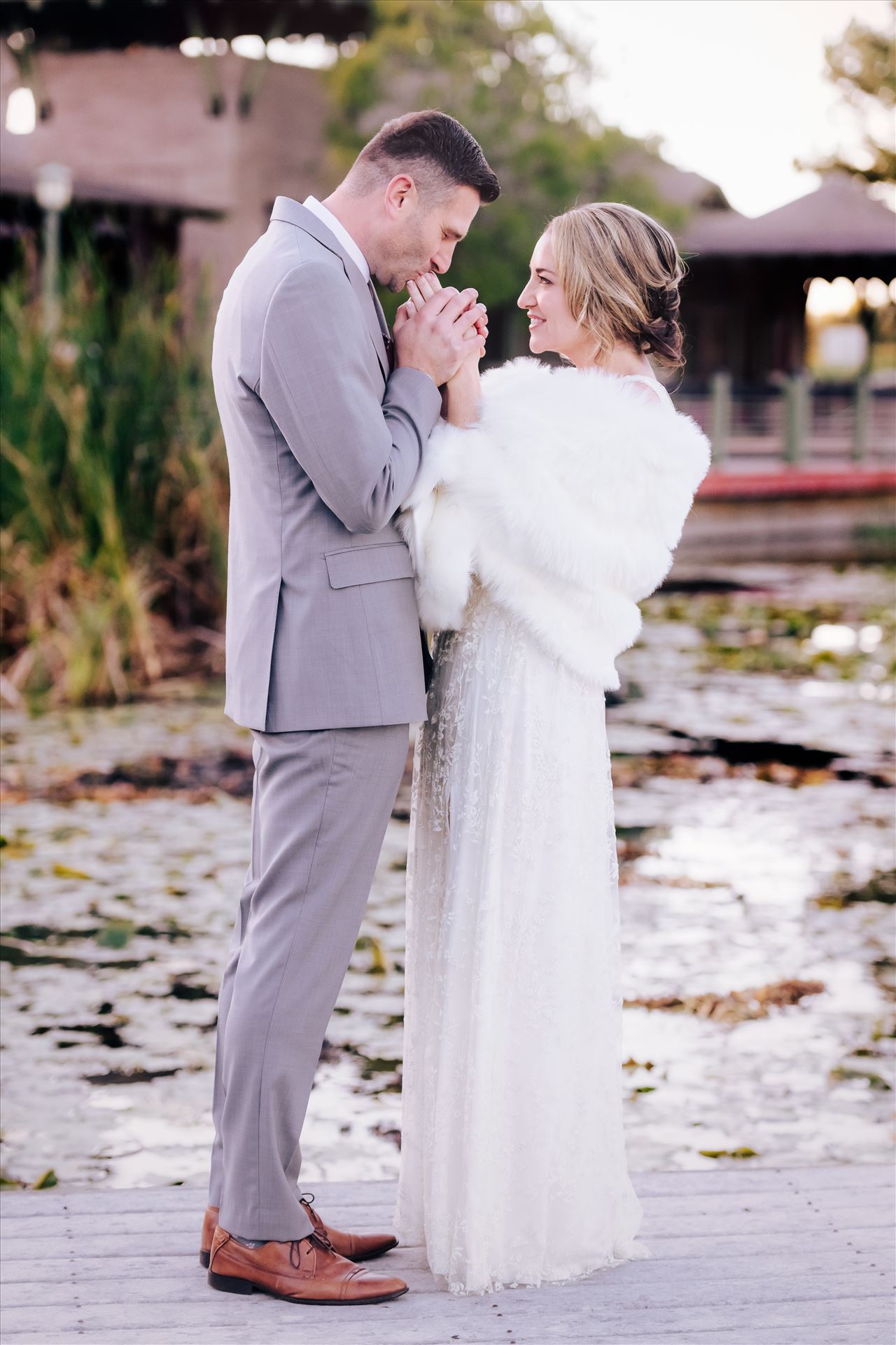 Final-2-2.jpg Sarah Williams of Mirror's Edge Photography, a San Luis Obispo and Central Coast Wedding Photographer, captures Christiana and Istvan's Cypress Ridge Pavilion Wedding. Bride and Groom on the dock. by Sarah Williams