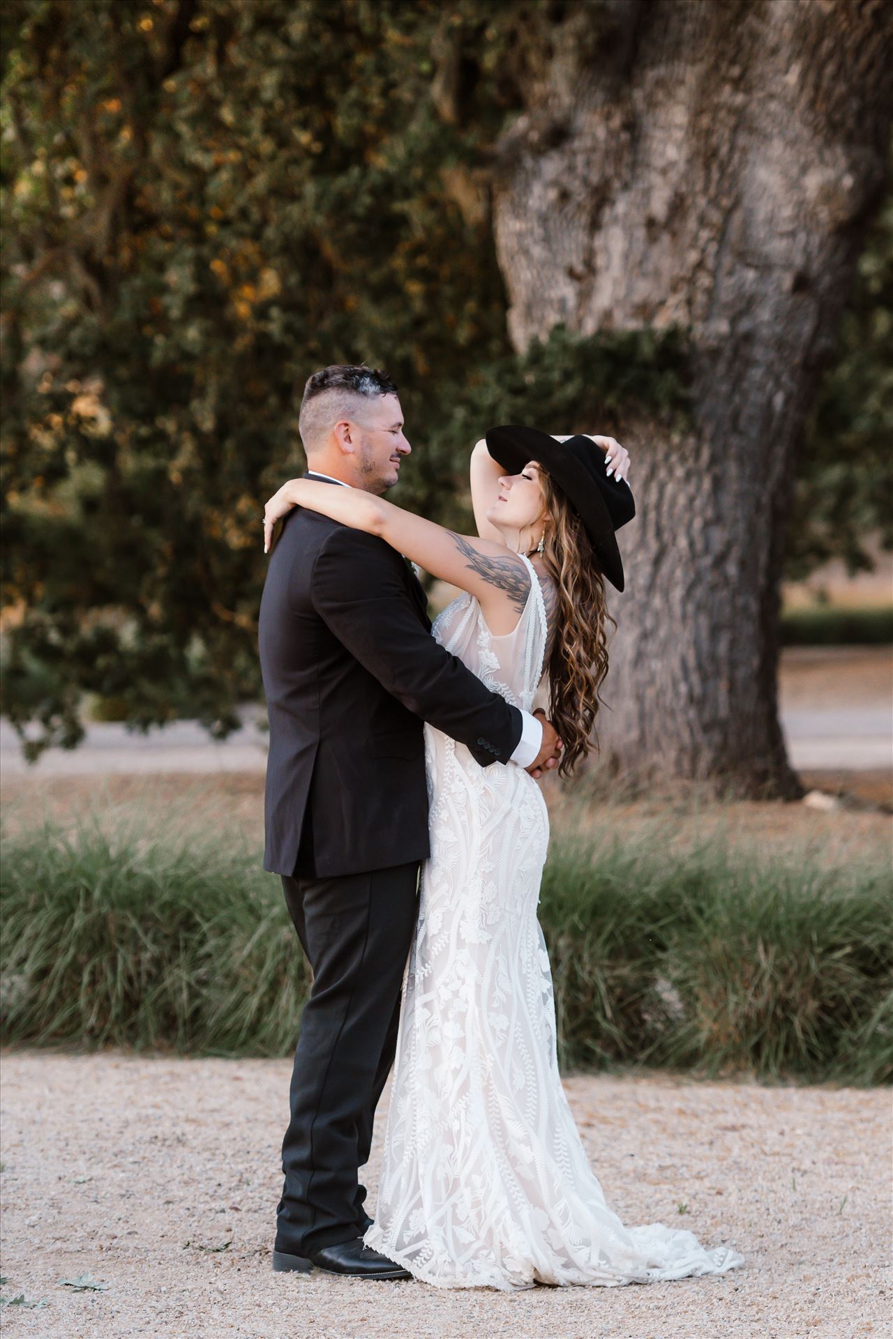 Final BG--17.jpg Riata Ranch Wedding in Santa Margarita California in San Luis Obispo County by Mirror's Edge Photography. Gorgeous country wedding venue with Jewish Groom and military Bride dancing under Oak Tree by Sarah Williams