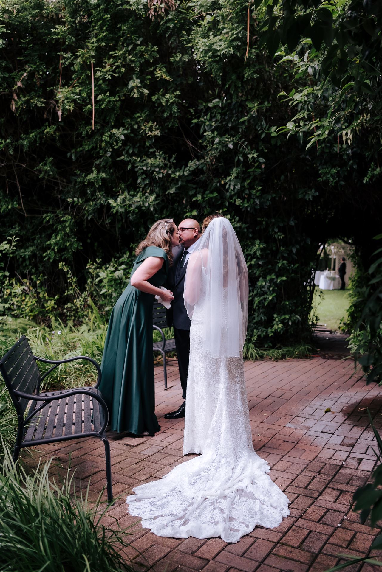 Final-1863.JPG Mirror's Edge Photography San Luis Obispo and Santa Barbara County Wedding Photographer. Kaleidoscope Inn and Gardens Wedding. Bride First Look with Father and Mother. by Sarah Williams