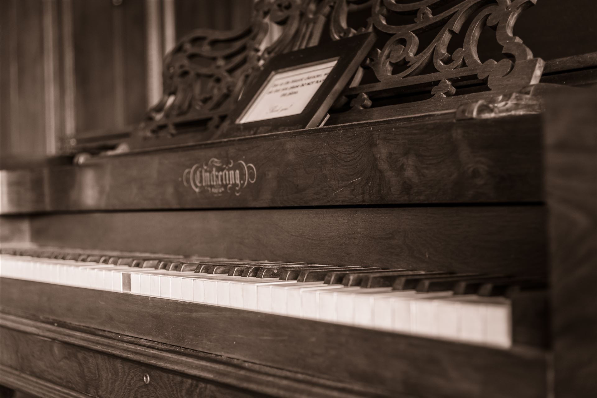 Stanley Hotel Piano Close Up FP (1 of 1).JPG  by Sarah Williams