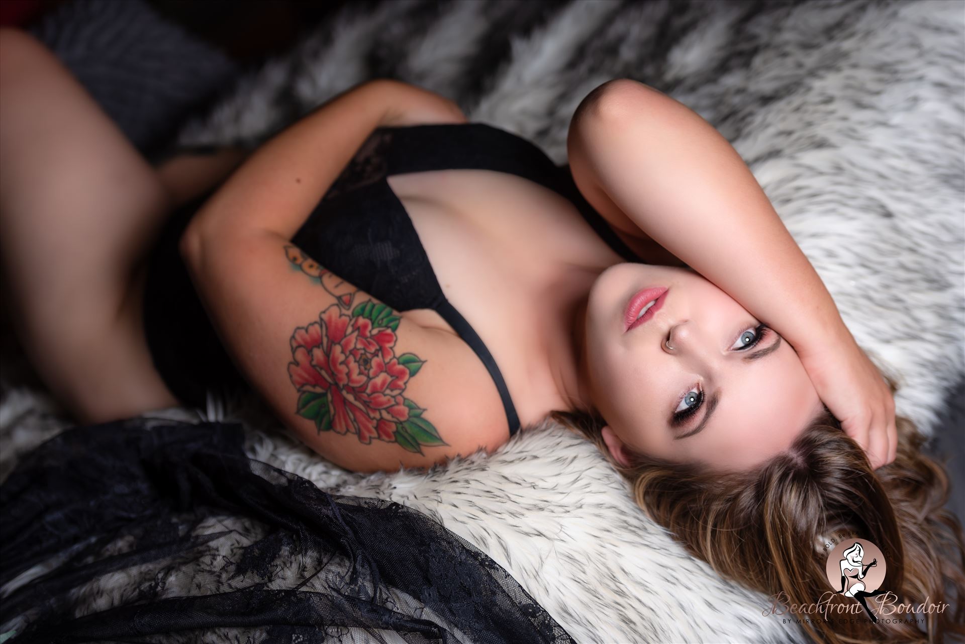 Port7-.JPG Beachfront Boudoir by Mirror's Edge Photography is a Boutique Luxury Boudoir Photography Studio located in San Luis Obispo County. My mission is to show as many women as possible how beautiful they truly are! Gorgeous eyes and tattoos. by Sarah Williams