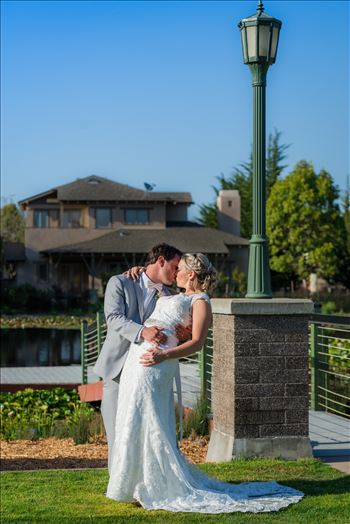 SP Gallery-9345.JPG - Cypress Ridge Pavilion Wedding Photography by Mirror\u0027s Edge Photography in Arroyo Grande California.  Bride and Groom dip