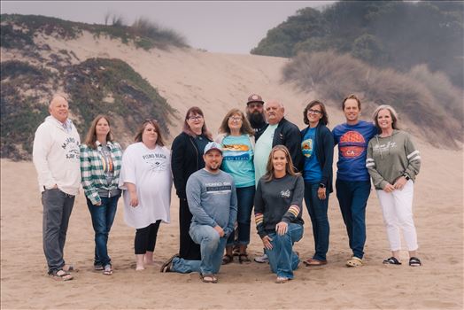Sarah Williams of Mirror's Edge Photography captures Tim Devey and his Family for an extended Family Portrait Session in Oceano, California.