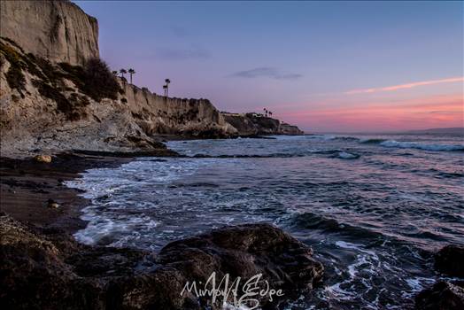 Shell Beach Cliffs Pink Sunset.jpg by Sarah Williams
