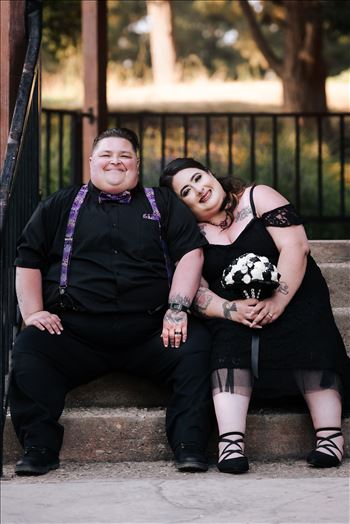 Sarah Williams of Mirror's Edge Photography, a San Luis Obispo and Santa Barbara County Wedding, Engagement and Luxury Boudoir Photographer, captures the intimate LGBTQ+ wedding of Rachel and CJ in Santa Maria, California.  Couples Portraits Waller Park