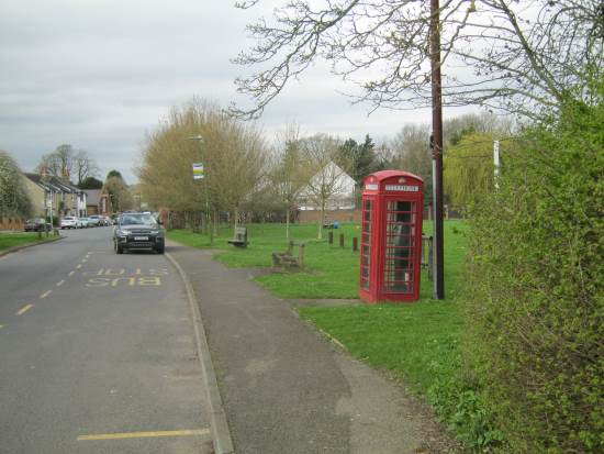 Curse of the Crimson Altar 6.jpg Manning phones his secretary from the village phone box: Blanche Lane, South Mimms, Hertfordshire - Curse of the Crimson Altar (1968) by Vienna