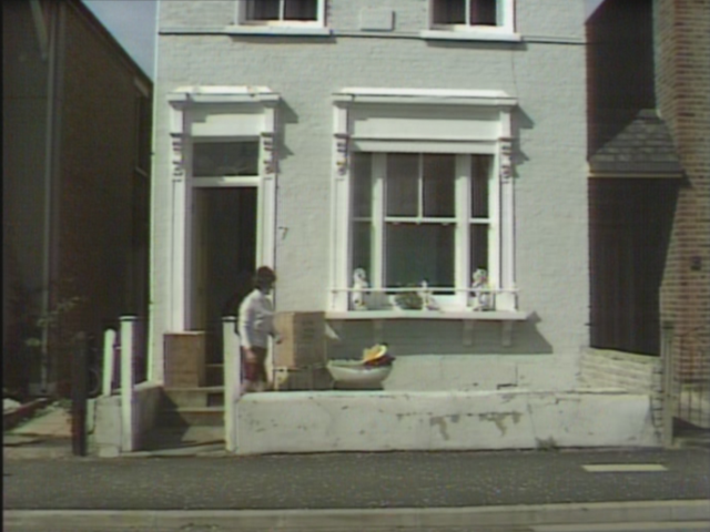 Girl In Blue 2.jpg Janice Summers house in Hounslow, Series 6, Episode 2: 'Girl in Blue' (1972) by Vienna