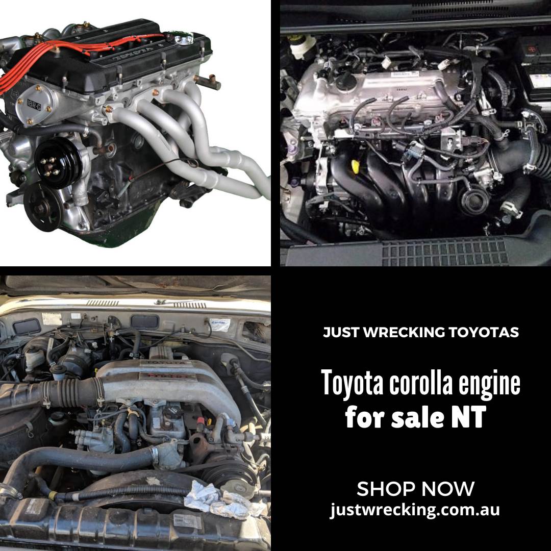 Toyota corolla engine for sale NT.png Come to the leading automotive dismantlers of Just Wrecking Toyotas furnishing the world-class Toyota Corolla engine for sale NT. Visit us : https://justwrecking.com.au/ by justwreckingtoyotas