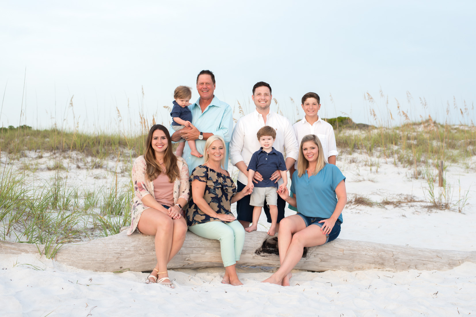 DSC_3358.jpg Family portrait photography at sunset in Panama City Beach, Fl. by Holly Naughton Photography