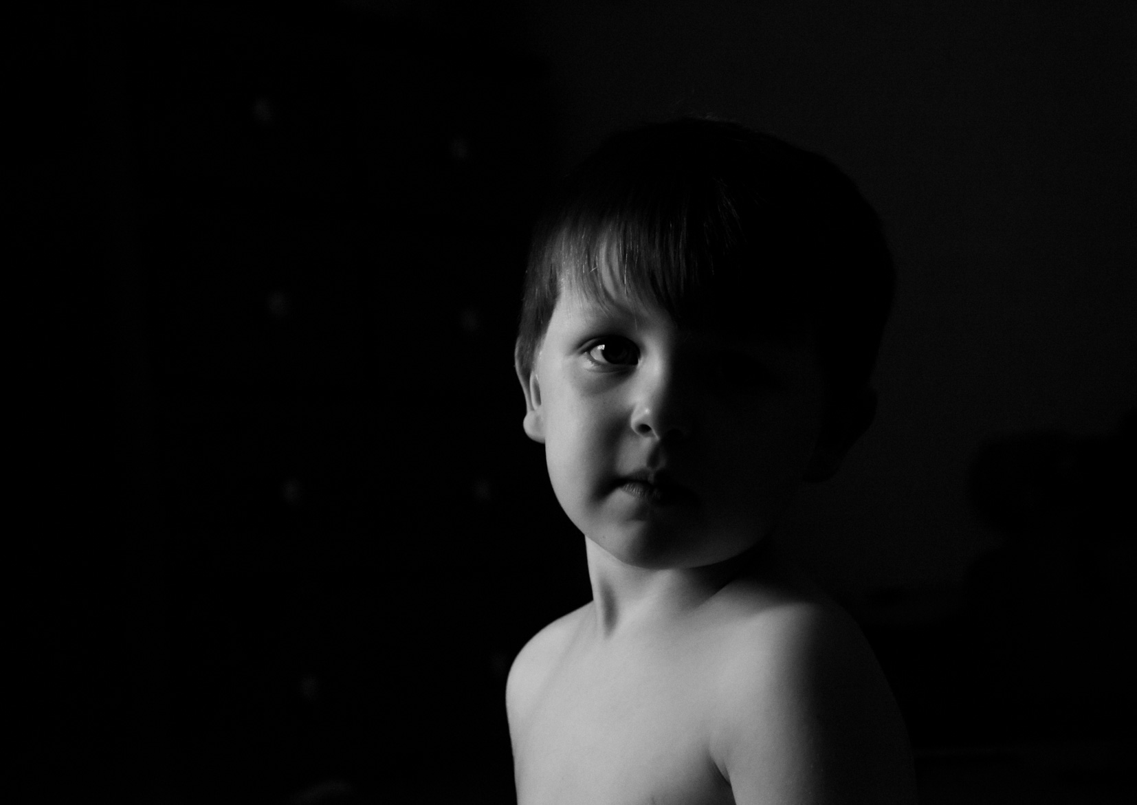 Big brother watching the little one (my oldest baby)  by Holly Naughton Photography