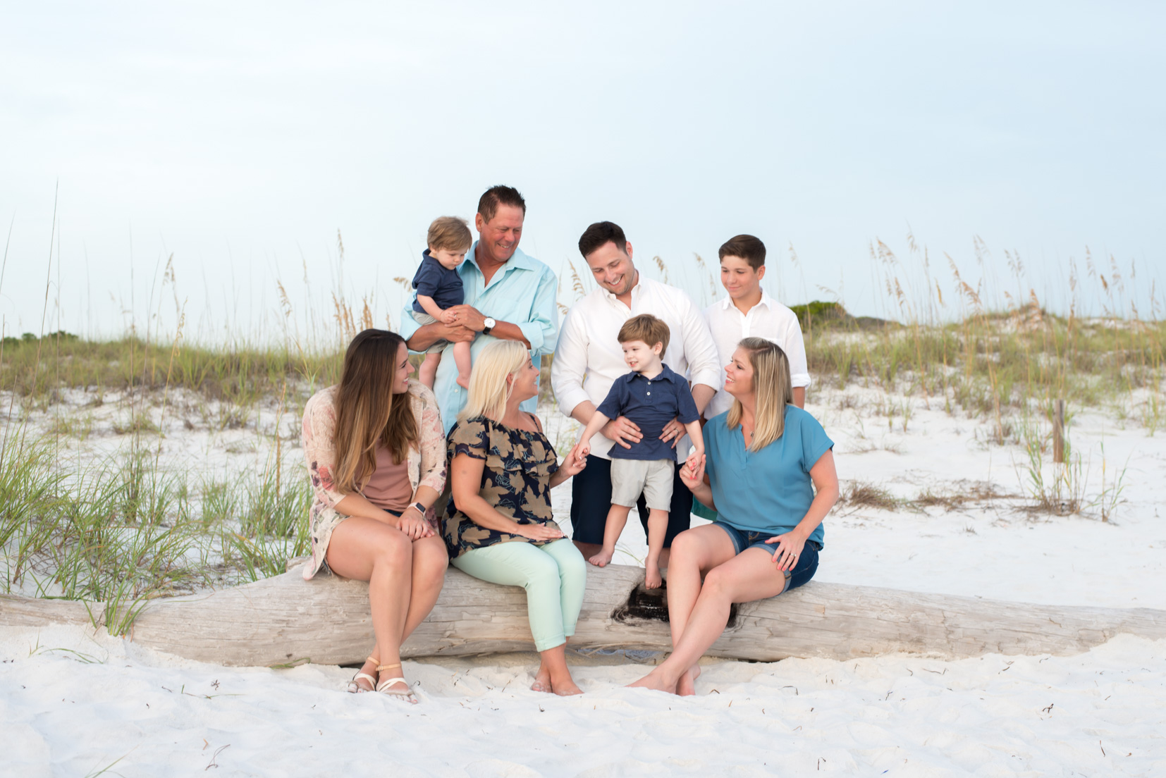 DSC_3366.jpg Panama City beach family portrait photo session just before sunset by Holly Naughton Photography