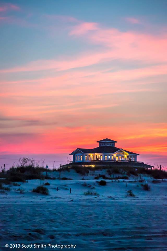 Beach House at Sunset  by Scott Smith Photos