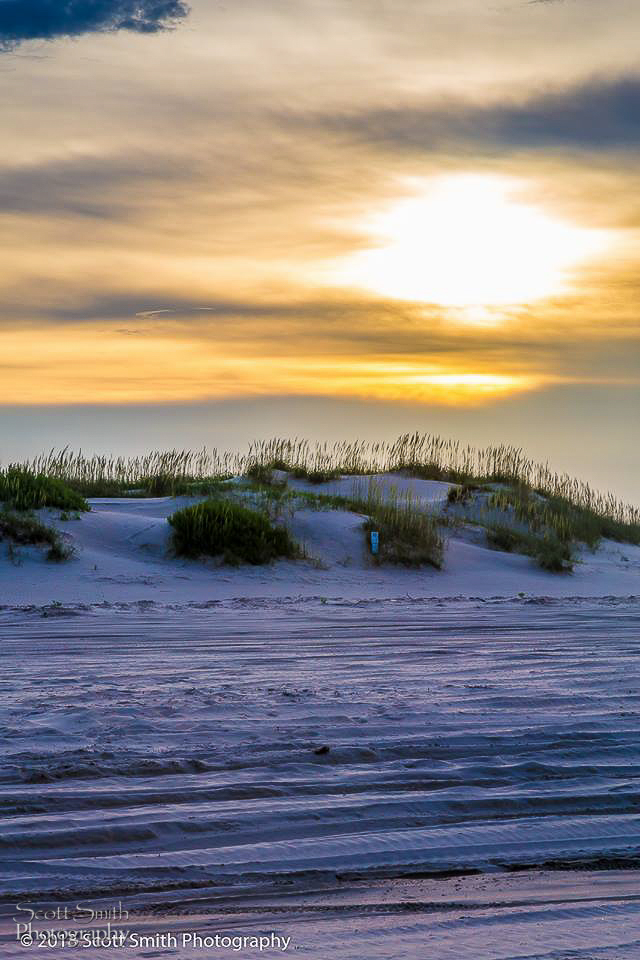 Sunset Dunes No 2 The sun sets over the sand dunes on the outer banks in North Carolina. by Scott Smith Photos