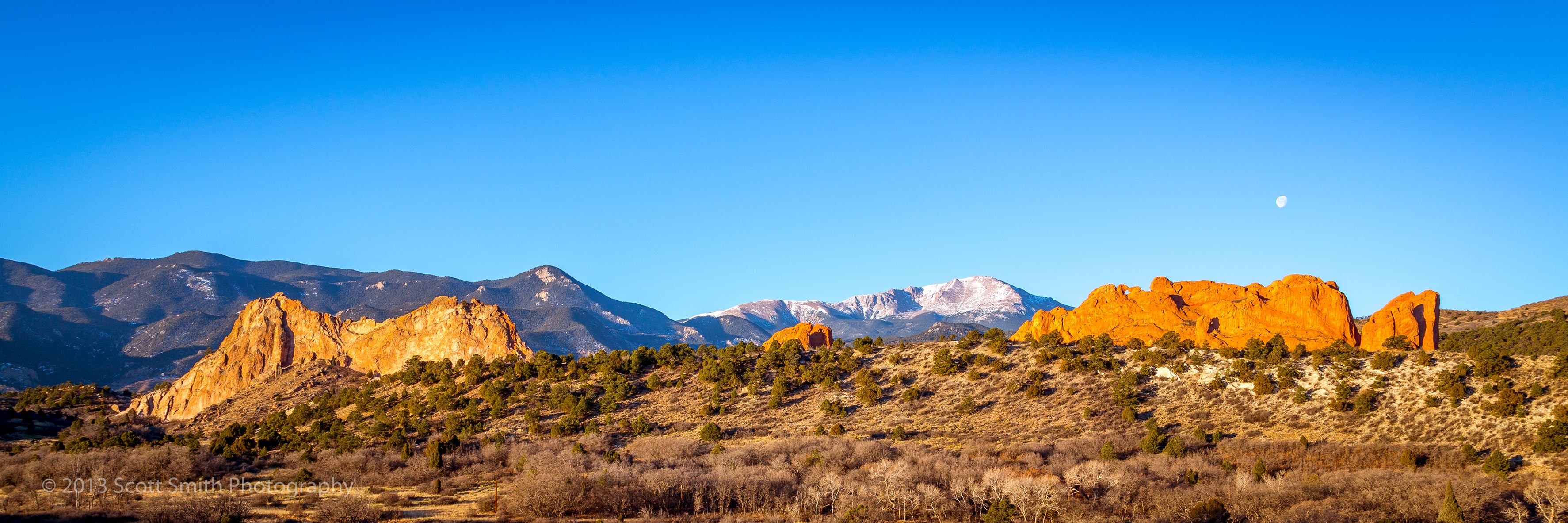Sunrise of the Gods The rising sun hits the Garden of the Gods in Manitou, Colorado. by Scott Smith Photos
