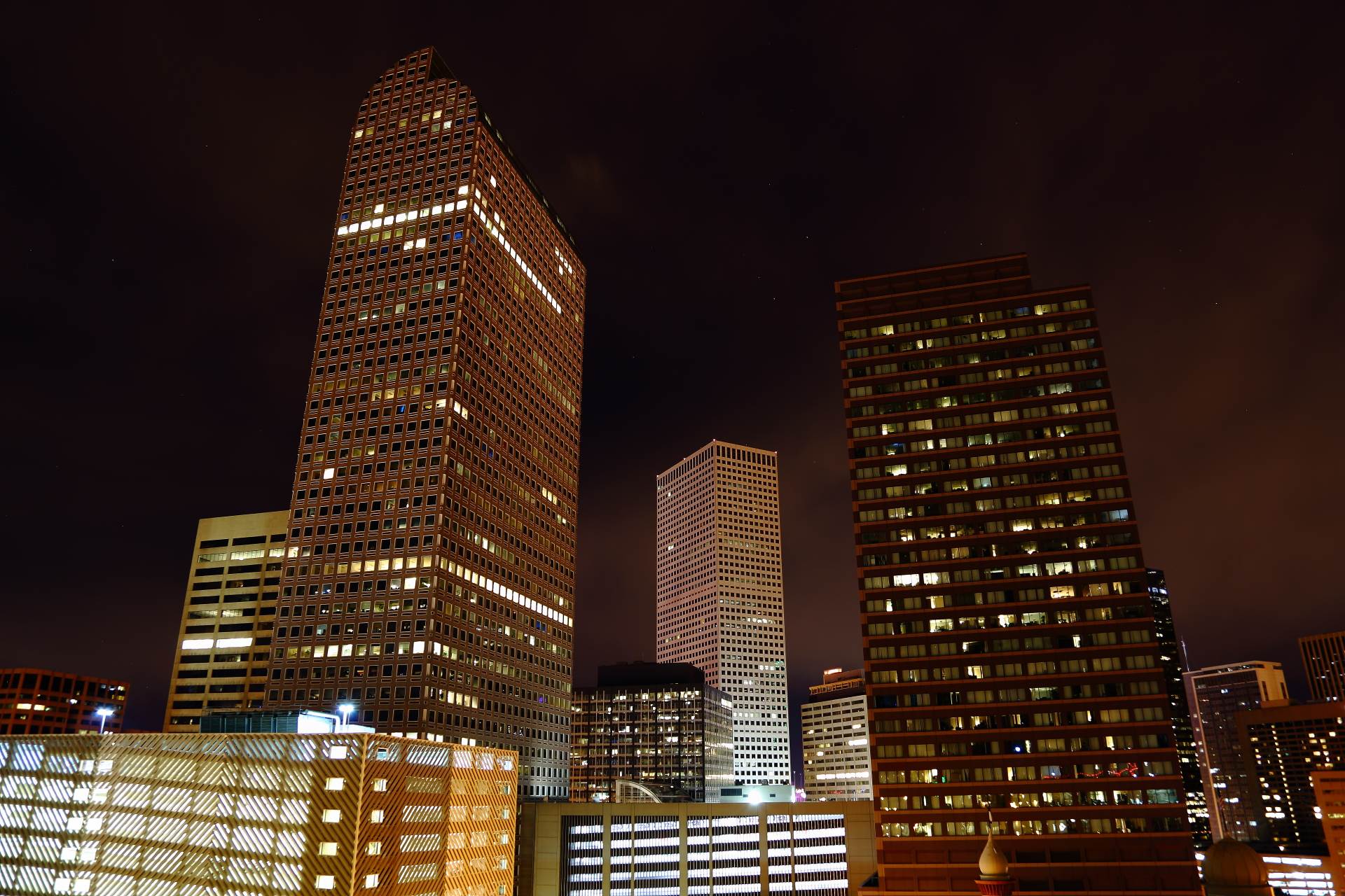 Downtown Denver at Night  by Scott Smith Photos
