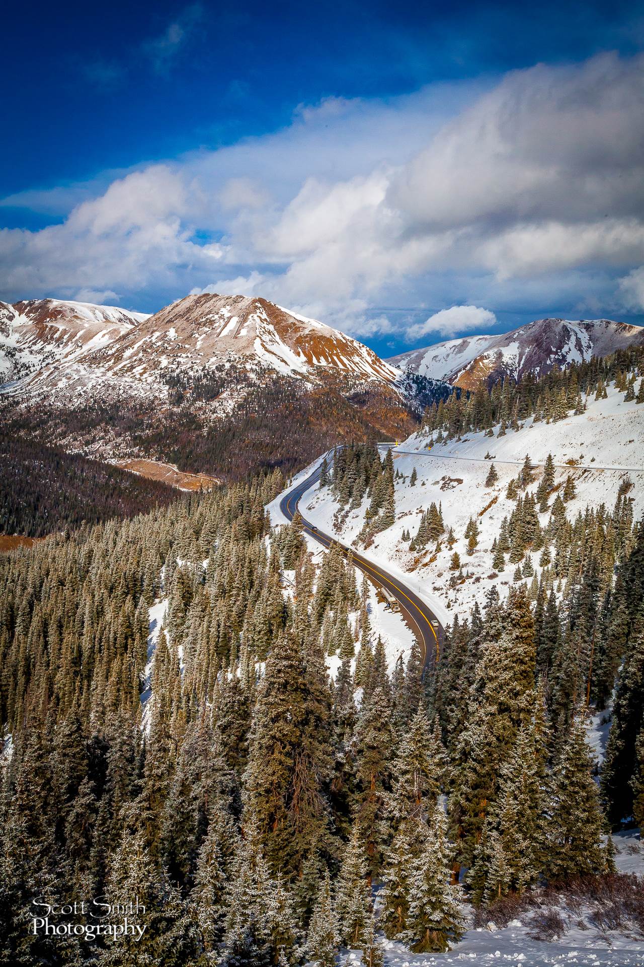 Loveland Pass Heading back home from A-basin via Loveland Pass after a day of snowboarding. by Scott Smith Photos