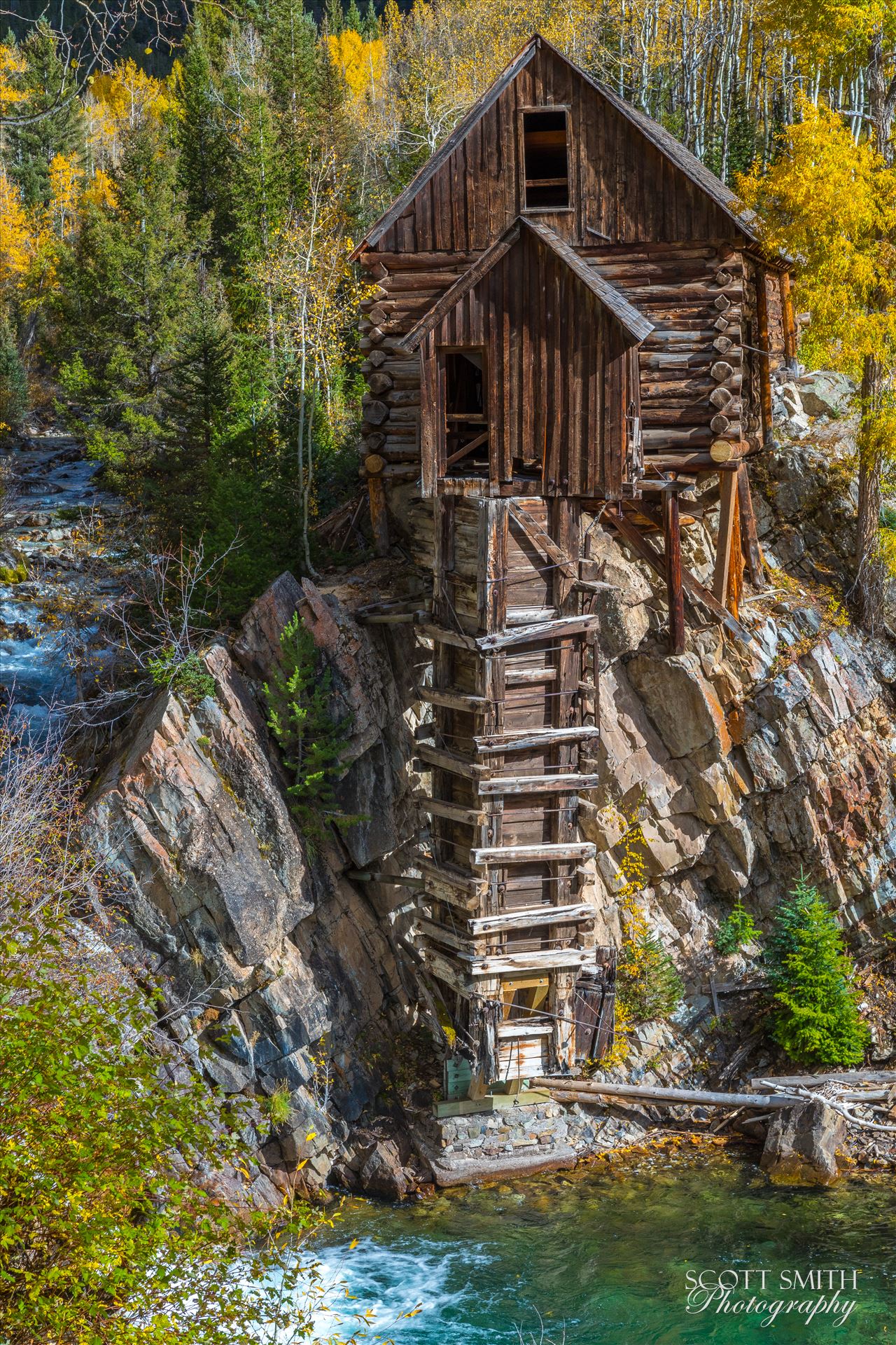 Crystal Mill, Colorado 10 The Crystal Mill, or the Old Mill is an 1892 wooden powerhouse located on an outcrop above the Crystal River in Crystal, Colorado by Scott Smith Photos