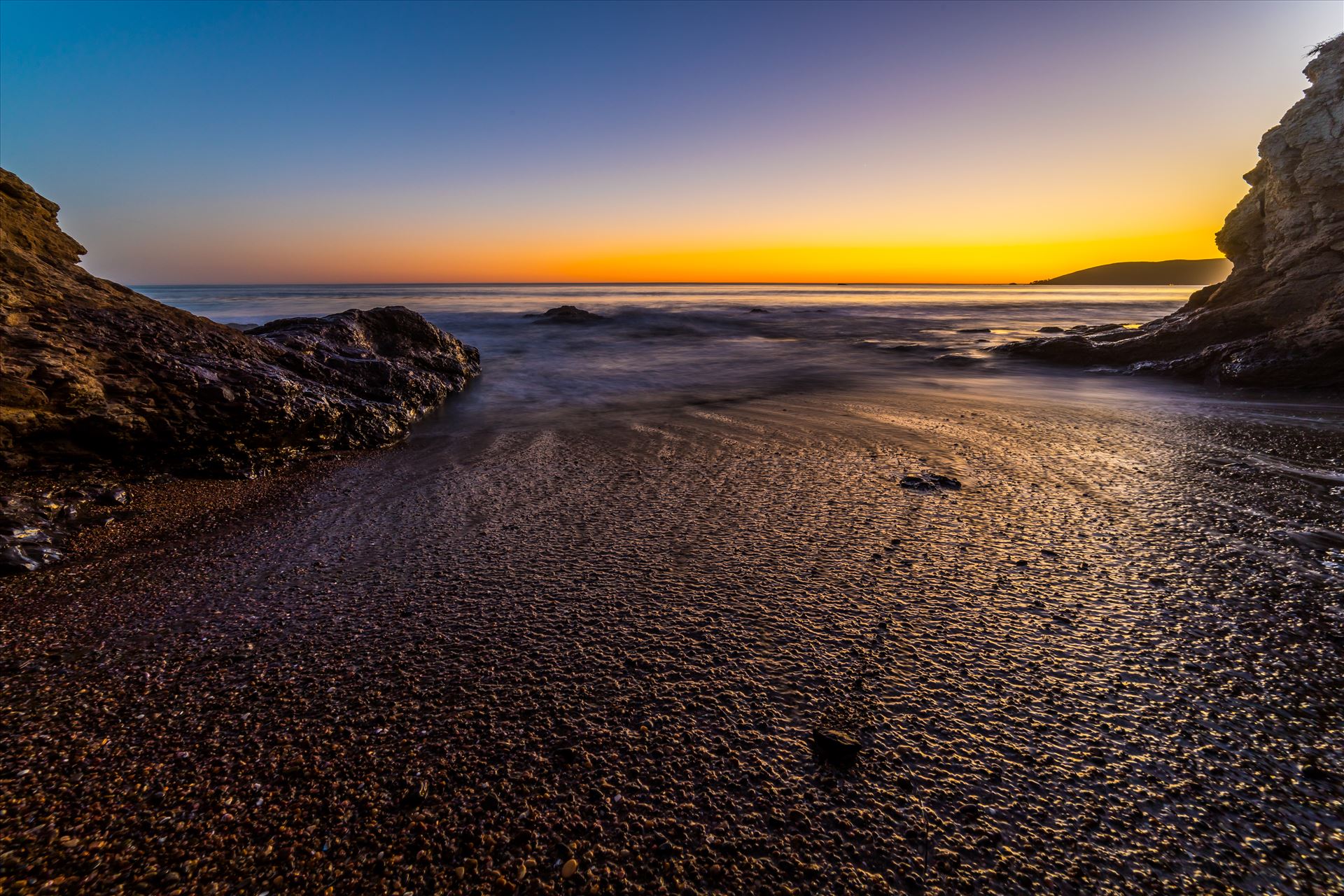 Sunset at Shell Beach 5  by Scott Smith Photos