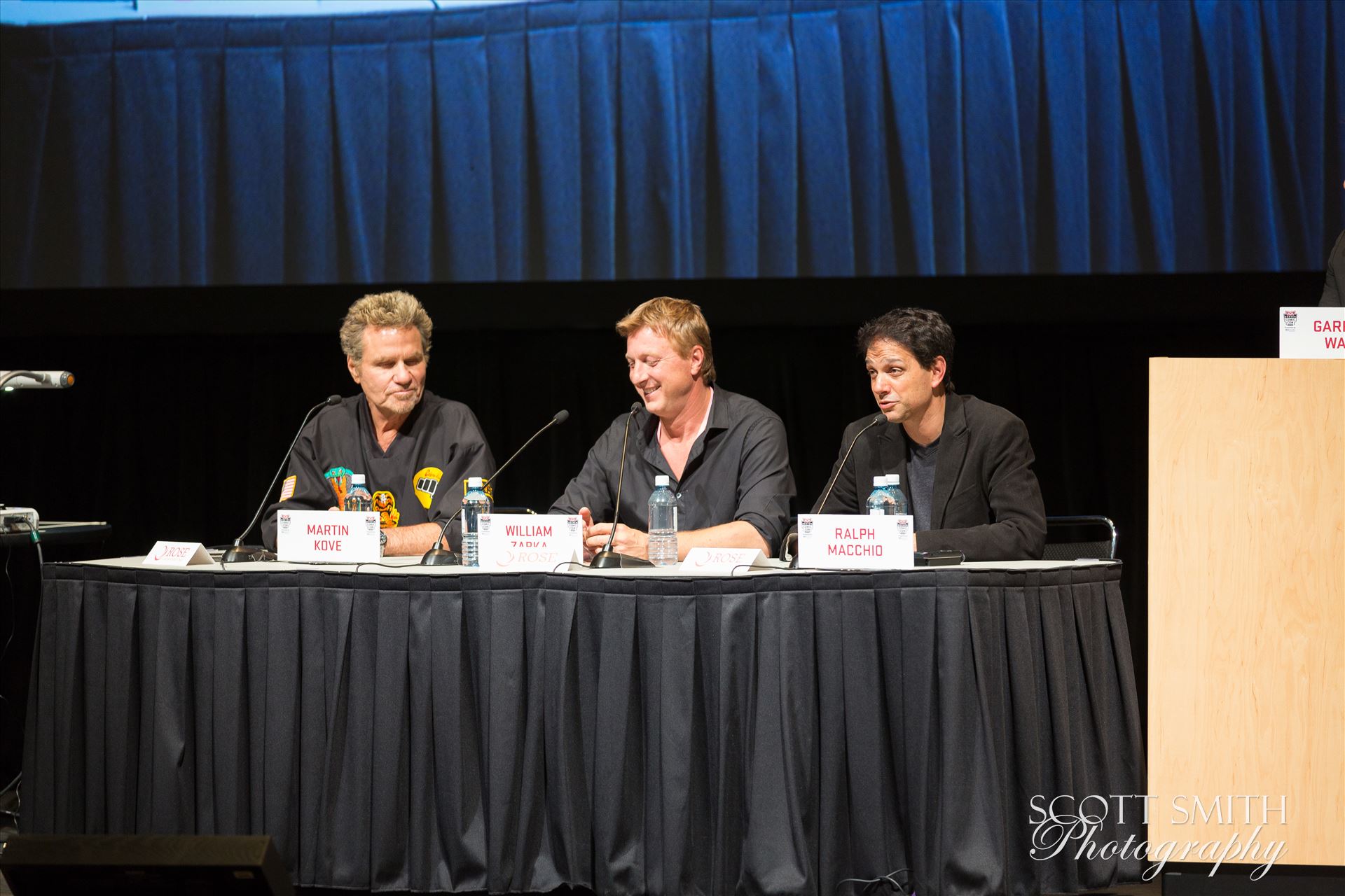 Denver Comic Con 2016 41 Denver Comic Con 2016 at the Colorado Convention Center. Garrett Wang, Ralph Macchio, Martin Kove and William Zabka. by Scott Smith Photos